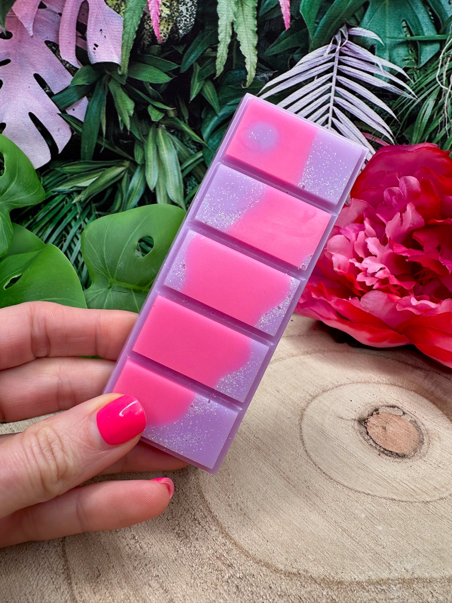 Tablette 'Violette et Rose'