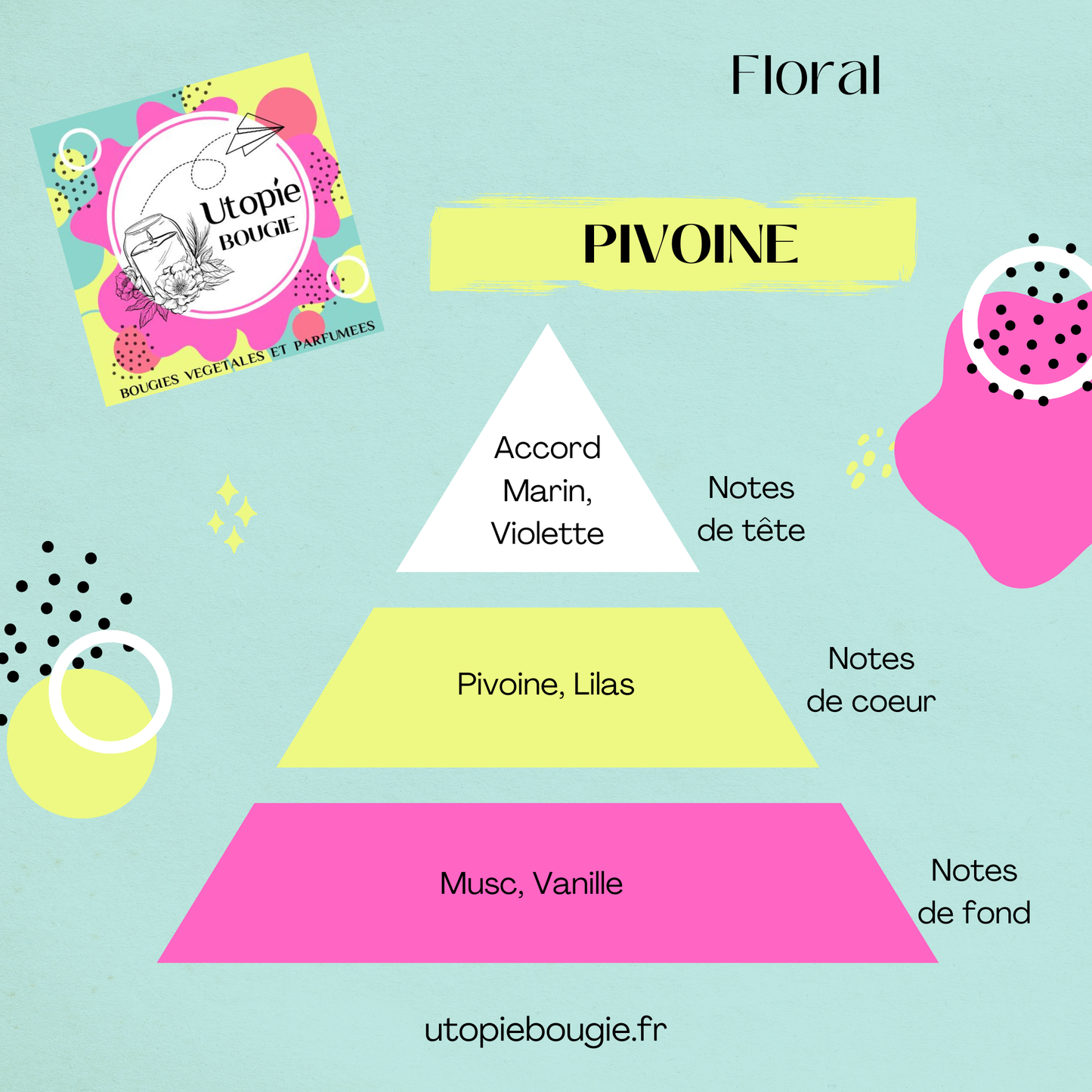 Tablette 'Pivoine'