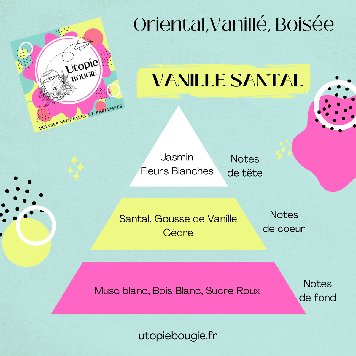 Tablette 'Vanille Santal'